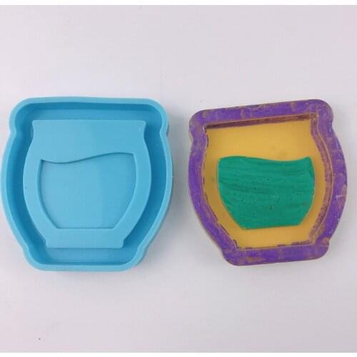 Shaker Quicksand Epoxy Resin Mold Pendant Silicone Mould DIY Crafts Jewelry Mold T84A