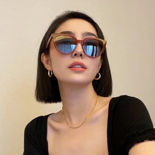 New Arrived Oversized Sunglasses Women Plastic Frame Fashion Shades Trend Streetwear Sun Glasses for Female Men Round Sunglass