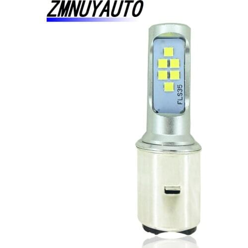 LED BA20D H6 Motorcycle Headlight Bulb Canbus 1200LM Motorbike Front Lamp Scooter Accessoire Moto Headlamp DRL Fog Lights White