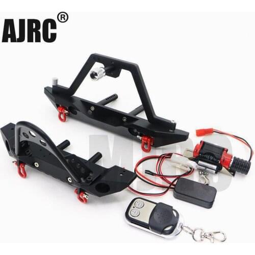 Traxxas TRX-4 Metal Front and Rear Bumper for 1:10 RC Crawler Car Axial SCX10 & SCX10 II 90046 90047 90053