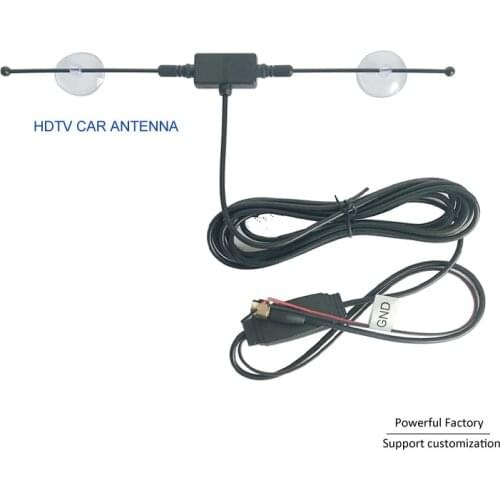 UHF VHF SMA 28dBi HDTV patch aerial amplifier Outdoor high digital antenna for car 1PCS