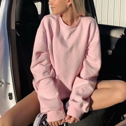 Winter Korean style women hoodies loose vintage sweatshirt women pullover Fall oversized hoodie long sleeve top streetwear