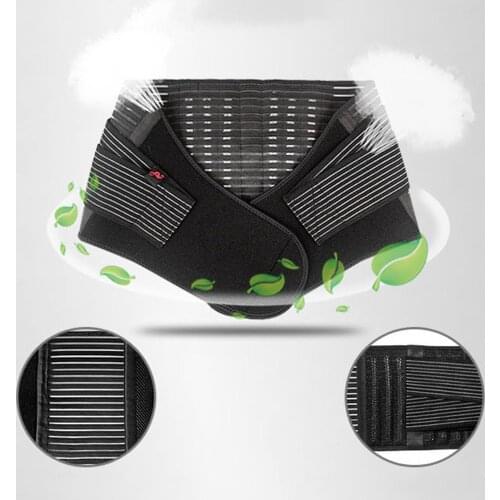 1PCS Lumbar Support Waist Pain Back Injury Supporting Brace For Fitness Weightlifting Belts Sports Safety Corrector