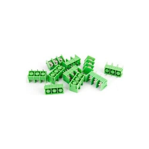 10pcs 3 Pin 7.62mm Single Pluggable Terminal Block Straight Connector 300V 20A