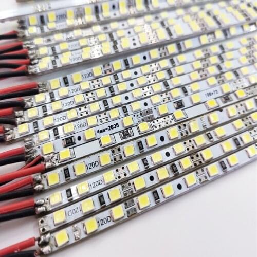 10pcs* 50cm 4mm Super Bright Hard Rigid Bar light DC12V 36 led SMD 2835 Aluminum Alloy Led Strip light White