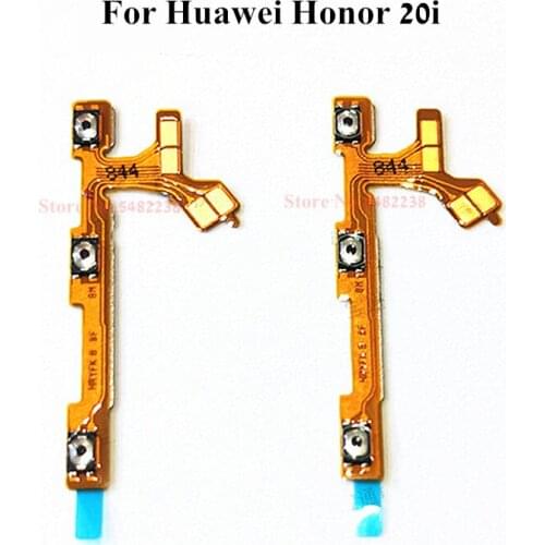 100% Original For Huawei Honor 20i HRY-AL00 Power Volume Button Flex Cable Side buttons Connector Replacement parts