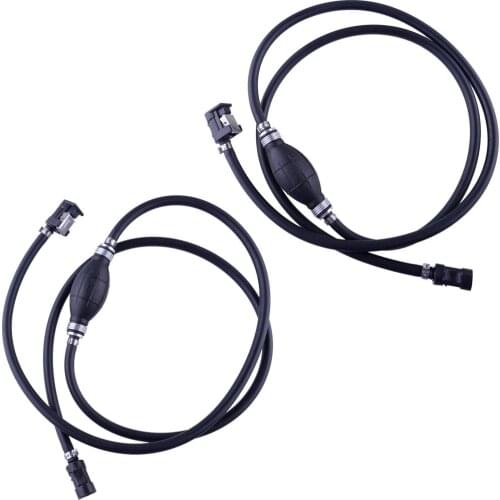 2 Sets 2M Fuel Line Hose Assy Fit for Yamaha Johnson Evinrude Omc Outboard P-Rimer Bulb Co E1S9 Accessories