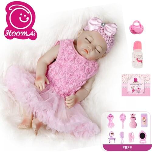 20" Inch Realistic Bebe Reborn Newborn Baby Dolls Reborn Lifelike Full Body Silicone Babies Toddler Dolls Toys