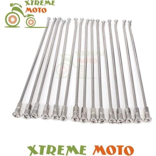 21" Front Wheel Spokes Nipples For Kawasaki KX125 KX250 KX500 KX250F KX450F KLX450R KX KXF KLX Motorcycle Motocross Dirt Bike