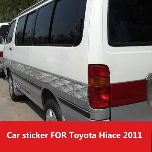 Car sticker FOR Toyota Hiace 2011 Appearance decorative applique Fashion creative body garnished waistline