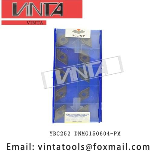 Free shipping high quality 10pcs/lots YBC252 YBC251 YBD152 YBC152 YBD102 YBC151 DNMG150604-PM cnc carbide turning inserts
