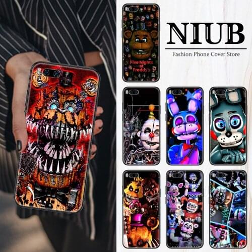 SFM Fnaf Animatronics Phone Case For Xiaomi Mi Note 8 9 10 11 9T 10T A3 Lite Pro Ultra black soft funda trend prime art back 3D