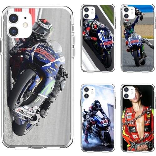 For Apple iPhone 10 11 12 Pro Mini 4S 5S SE 5C 6 6S 7 8 X XR XS Plus Max 2020 jorge-lorenzo-99-Motorcycle-autocycle Phone Case