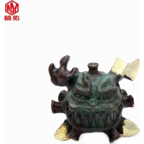 EDC Tools Bronze Paracord Knife Beads Umbrella Cord Knife Bead Accessories Brass Pendant