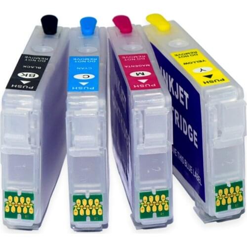 Europe t34xl t3471-t3474 refill ink cartridge with auto reset chip For Epson WorkForce Pro WF-3725D WF-3720DWF Printer