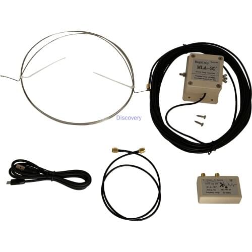 MLA-30 Loop Active Receiving Antenna, Low Noise, Medium Wave, Short Wave Antenna, Balcony Erection