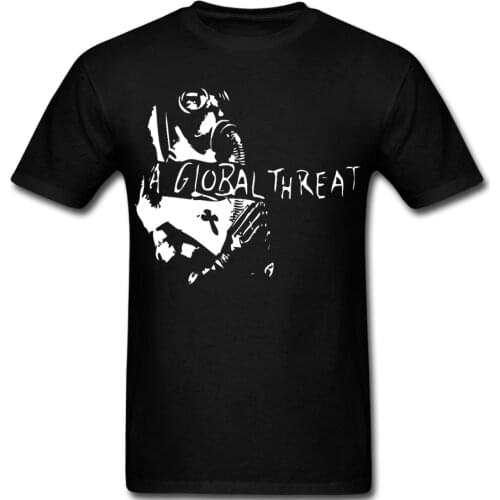 Hardcore Anarcho Punk Rock A Global threat t shirt