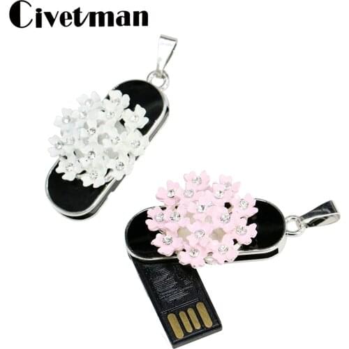 Waterproof Usb Flash Drive 32GB 16GB 8GB Crystal Diamond Love Flower Pendrive 64GB Usb Stick 128GB Pen Drive 256G USB Flash Disk