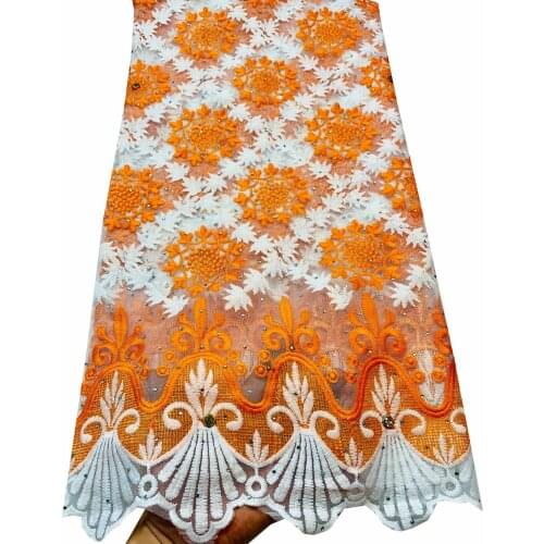 Best Selling Tulle African Lace Fabric Nigerian 2021 High Quality French Net Embroidery 5 Yard Women Mesh Lace Fabric VLL3817