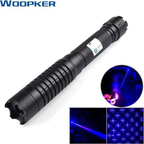 Powerful Burning Blue Laser Torch 445nm 10000m Multifunction Focusable Laser Sight Pointers Flashlight Burn Match