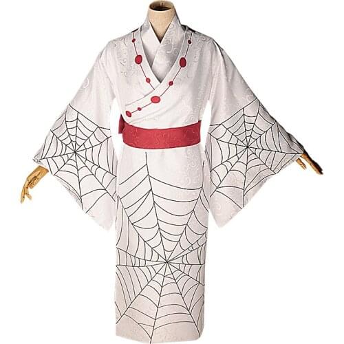 2019 Demon Slayer New dress White Kimono Christmas Halloween costume