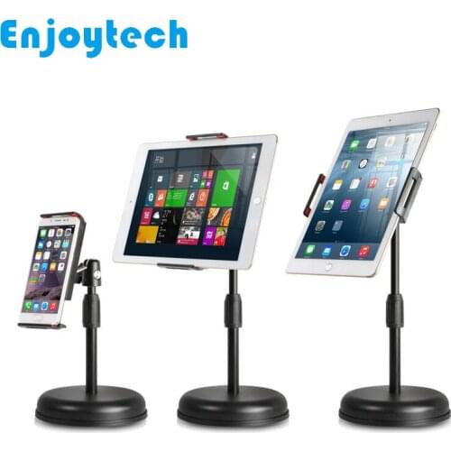 New Tabletop Mounts Stands with Holder for iPad Tablets iPhone Samsung Huawei Xiaomi Mobile Phones Tripod for Video Bloggers
