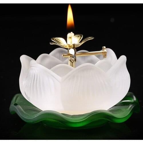 4.5x8cm Lotus Candle Holders for Home Decor Glass Wedding Candelabra Candlestick Holder Candle Stick Holder