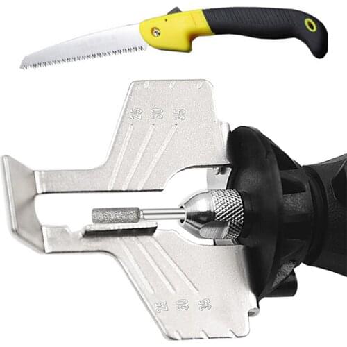 Chainsaw Sharpening Rotary Tool Strong Toughness Electric Portable Chain Saw Sharpener Guide Drill Adapter Head Kit