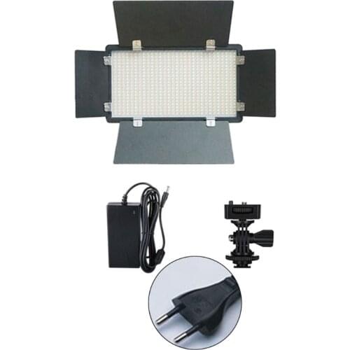 Portable 40W 600 LEDs Video Light Fill Light Ultra Thin LCD Bi-Color Dimmable
