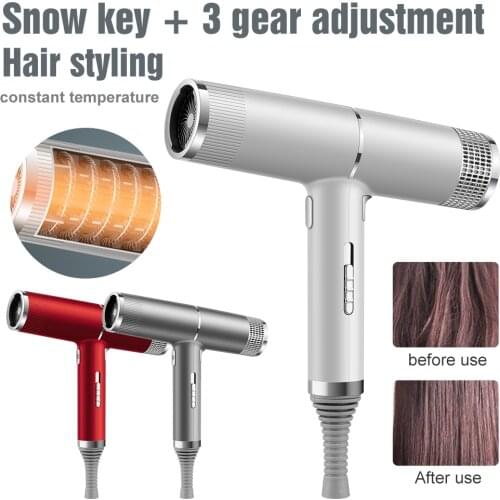 Professional Hair Dryer Barber Shop Salon Hair Care Strong Wind Hot and Cold Quick Dry Hair Care Secador De Cabelo Air Wrap