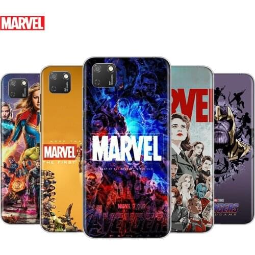 Transparent Cover Marvel Avengers Assemble For Honor 9 9S 9A 9C 9X 9N 9i V9 10 10i 10X X10 Lite Pro Shockproof Phone Case