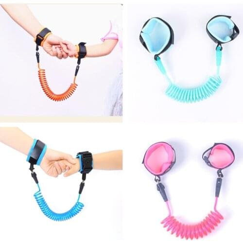 1.5M Kids Safety Harness Anti Lost Wrist Link Toddler Leash for Baby Strap Rope Outdoor Walking Hand Belt Anti-lost Walker Band