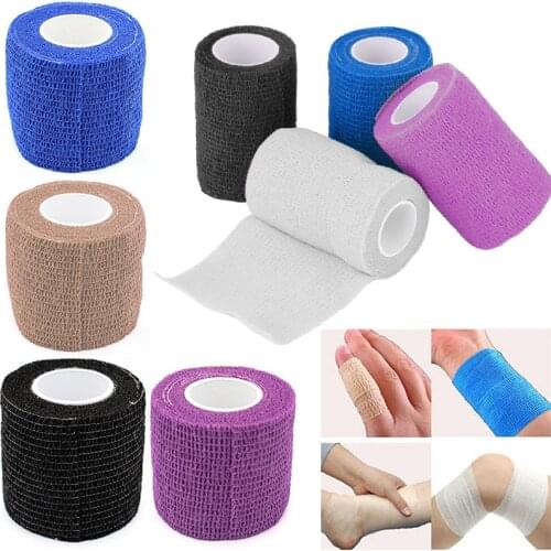 Self-Adhesive Elastic Compression First Aid Bandage Tape Animal Pet Vet Wrap Lot