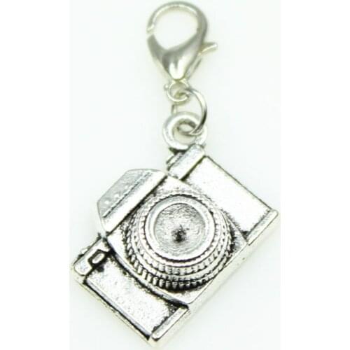20pcs Silver camera charms dangle charms lobster clasp hanging charms diy bracelets&bangles jewelry accessory charm