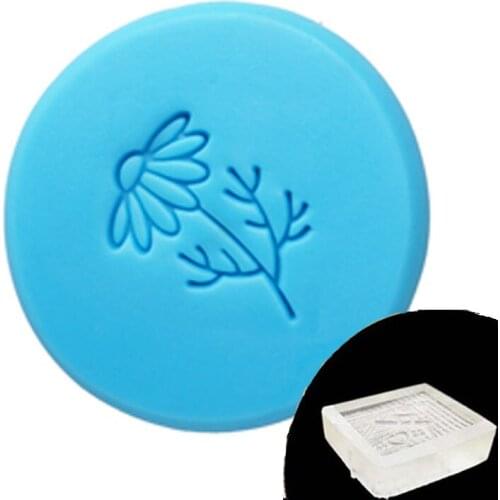 Flower Leaves Tree Pattern Stamp Home Cleaning Natural Seal Acrylic Transparent Imprint Soap Stamp For Handmade Making Chapter