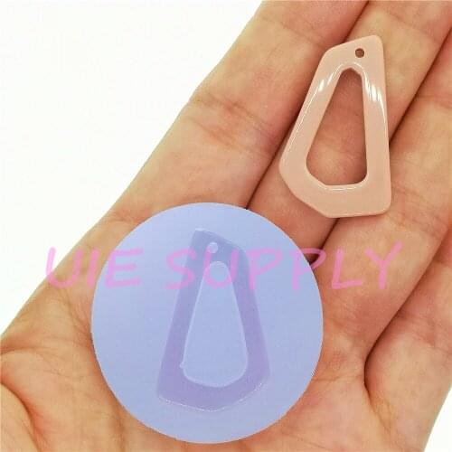 BYL554U 30.3mm x 19.1mm Silicone Mold Fondant Cake Decoration Candy Resin Clay Earrings Necklace Craft Soap Candle FOOD SAFE