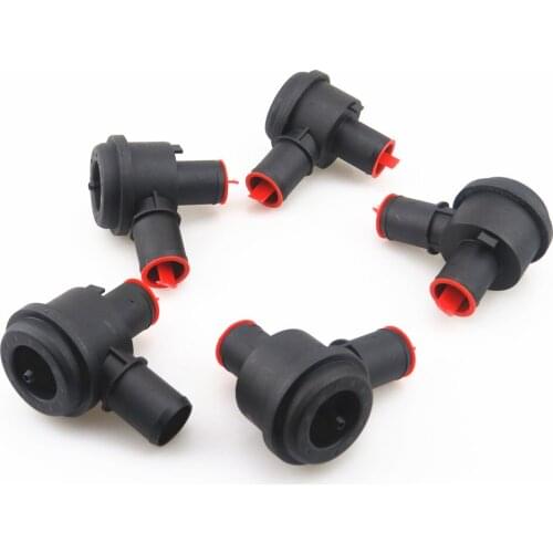 FHAWKEYEQ Qty5 Turbocharger Overrun Cut-Off Diverter Valve For VW Jetta MK4 Beetle Passat Golf A6 A4 TT 06A 145 710 P 06A145710P