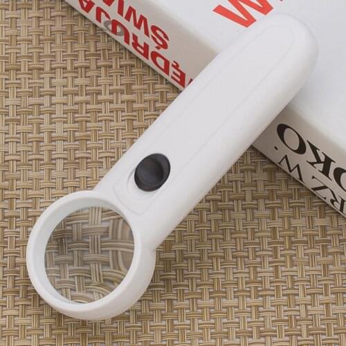15X Magnifying Glass with Light Handheld Lighted Magnifier with Large Double Glass Lens Led Magnifiers for Seniors Reading