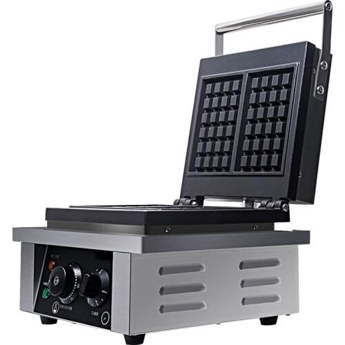 Waffle Maker Square Waffle Machine Commercial Electric Waffle Maker Crepe Maker Muffin Maker Coffee Milk Tea Shop 2000W