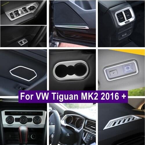 Lapetus Inner Door Stereo Sound Speaker Audio Strip Cover Trim Fit For Volkswagen VW Tiguan MK2 2016 - 2020 Interior Refit Kit