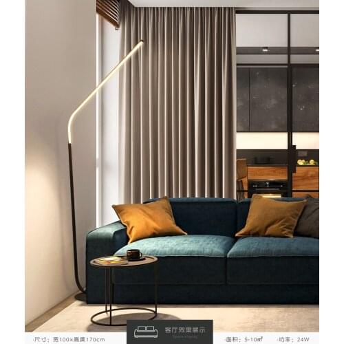Iron Simple Floor Lamp Creative Office Floor Lamp Nordic Modern Minimalist Post-modern table lamp Home Bedroom Study Room