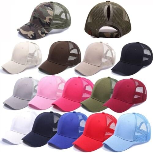 Women Men Running Hat Summer Mesh Breathable Sport Hat MessyAdjustable Sport Climbing Cycling Caps