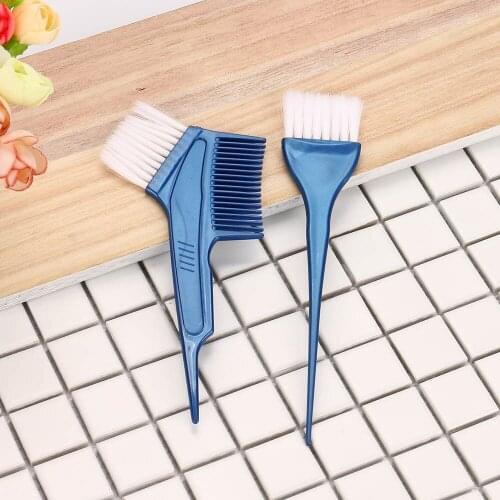 2 Pcs/Set Hairdressing Brushes Salon Comb Hair Color Dye Tint Tool Kit New Styling Tool Accessory Hair Dye Brush Accessories