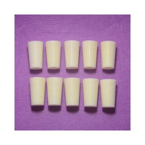 20# Tapered Silicon Bung Stopper,Test Tube Hollow Plug Intake Hose,10PCS/LOT
