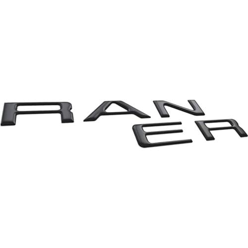 3D Tailgate Insert Letter For Ford RANGER ，Car Rear Groove Insert Strong Adsorption Letter Emblem