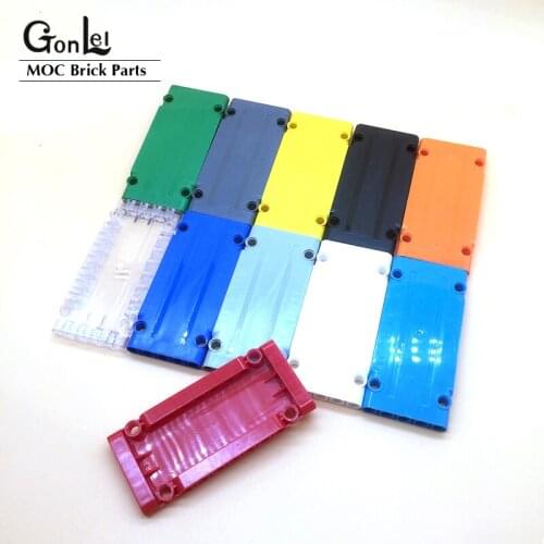 4Pcs/lot High-Tech Panels 1x5x11 Large Panel for Automobile Cars Base Decoration Pin Connector Building Block Brick DIY Toy Gift