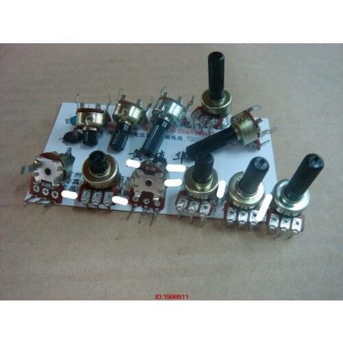 5pcs/lot R1212N single joint potentiometer B10K plum blossom handle [shaft length and more specifications]