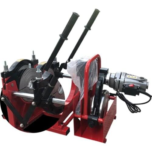 63-160 Hand Push Type Butt Welding Machine PE Pipe Welding Machine Butt Welding Machine Fusion Splicer Hot Melt Pipe Welding