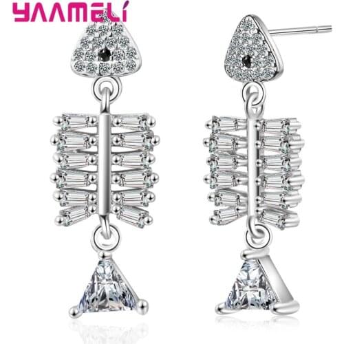 Hip Hop Long Tassel Ear Chain Earrings S925 Sterling Silver Jewelry for Women Gift Pendientes Free Shipping