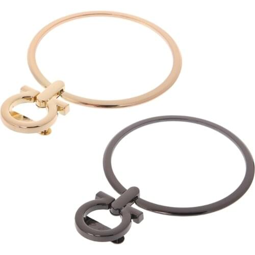 DIY Metal Bag Handle Handbag Strap Purse Hardware Replacement Accessories